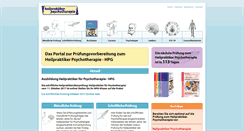 Desktop Screenshot of heilpraktiker-psychotherapie.de